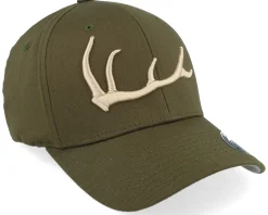 Elk Antler 3d Olive Flexfit - Hunter