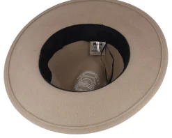 Elk Merino Long Beige Fedora - MJM Hats