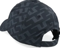 Elo Printed Cap Bias Bridge Black Adjustable - J.Lindeberg