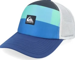 Emu Coop Nebulas Blue A-Frame Trucker - Quiksilver