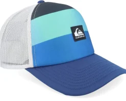 Emu Coop Nebulas Blue A-Frame Trucker - Quiksilver