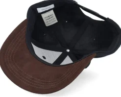 Encore Wool Contrast Cap Black/Coffee Brown Adjustable - Les Deux