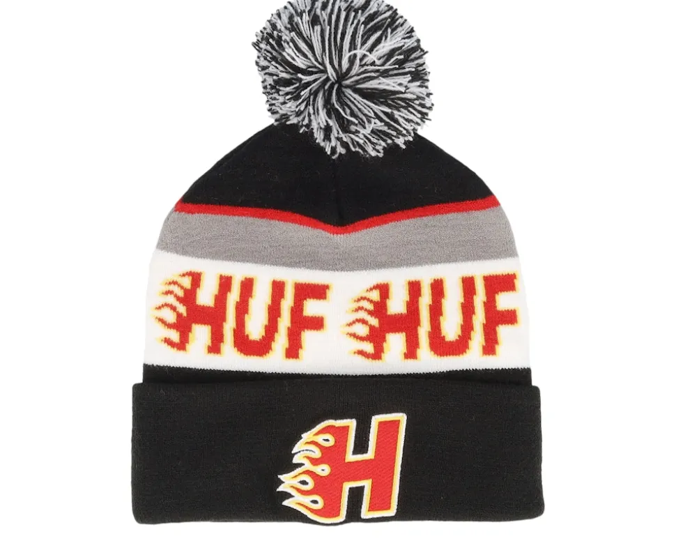 Enforcer Beanie Black Pom - HUF