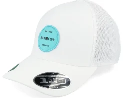 Engraved 4 White Hat W White Mesh W Patch Trucker - Black Clover
