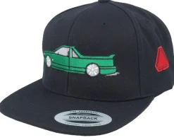Epa Car Embroidery Black Snapback - Iconic