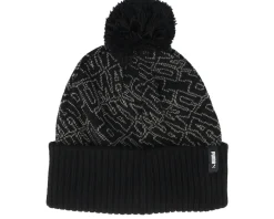 Essential Beanie Black Pom - Puma