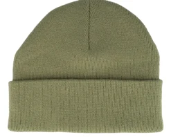 Essentials Box Logo Beanie Olive Cuff - HUF