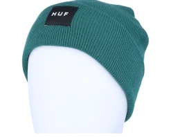 Essentials Box Logo Beanie Sycamore Cuff - HUF