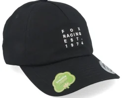 Est.1974 Hat Black Dad Cap - Fox