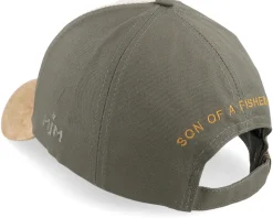 Estd 1829 Son Of A Fisherman Cotton Olive Adjustable - MJM Hats