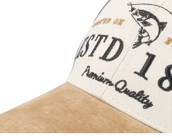 Estd 1829 Son Of A Fisherman Cotton Olive Adjustable - MJM Hats