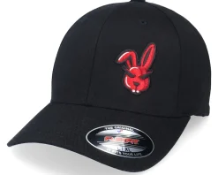 Evil Rabbit Grin Black Flexfit - Iconic