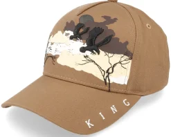 Explorer Curved Peak Almond Adjustable - King Apparel