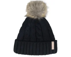 Ezah Beanie Black Pom - Picture
