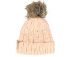 Ezah Beanie Cream Pom - Picture