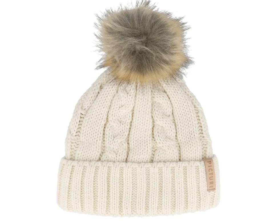 Ezah Beanie Whitecap Gray Pom - Picture