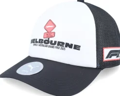 F1 Logo 25 Race Special Australia Puma White/Black A-Frame Trucker - Puma