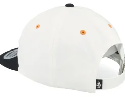 Fa J Hager White/Black Strapback - Volcom
