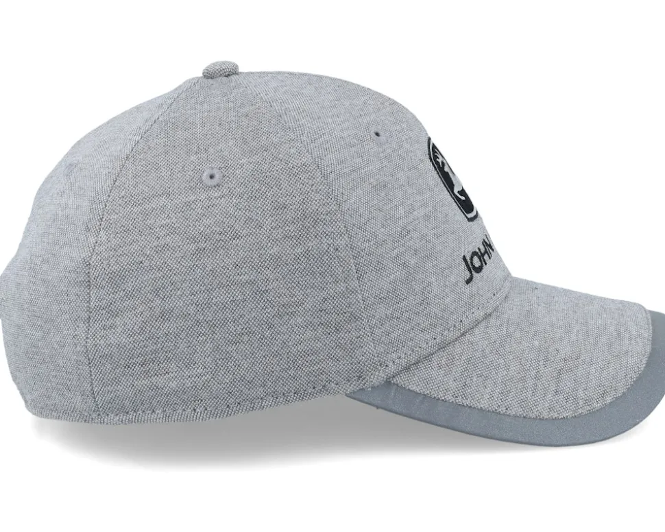 Fabric Heather Grey/Reflective Adjustable - John Deere