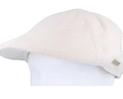 Fabric White Flat Cap - Seeberger