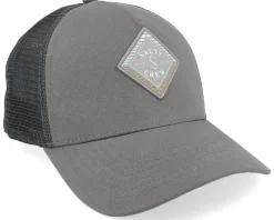 Faded Retro Charcoal A-Frame Trucker - Salty Crew