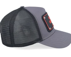 Failure Is Not An Option Rubber Charcoal Grey/Black A-Frame Trucker - John Hatter & Co