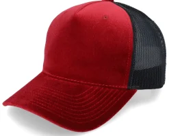 Fair Pride Rainbow Side Logo Red Velvet Trucker - Fair