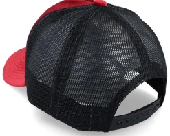 Fair Pride Rainbow Side Logo Red Velvet Trucker - Fair