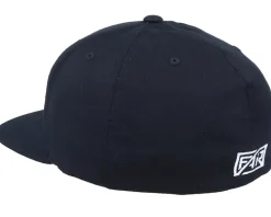 Fair White Logo Flat Brim Black Fitted - Fair