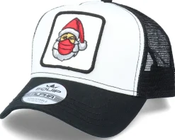Father Christmas Mask Patch White/Black Trucker - Iconic