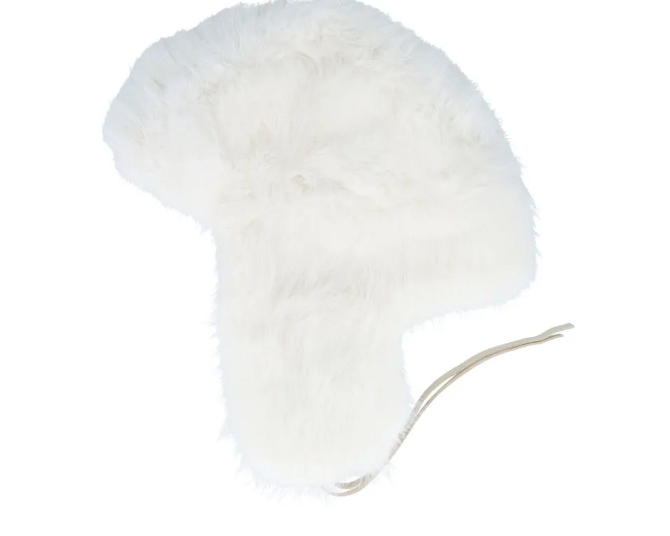 Faux Fur Off White Trapper - MJM Hats