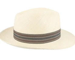 Fedora Panama Beige Straw Hat - Stetson