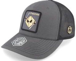 Fighter Class 112fp Charcoal/Black Trucker - Critiql Hit