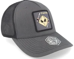 Fighter Class 112fp Charcoal/Black Trucker - Critiql Hit
