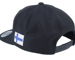 Finland Army Skull Black Snapback - Army Head