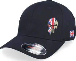 Finland Army Skull Black Wooly Combed Flexfit - Army Head