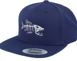 Fish Bones Dark Brown Snapback - Skillfish