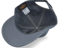 Fishing Angler Rod Dark Grey Dad Cap - Hunter