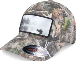 Fishing Boat Wide Mash/Fluorescent Orange Trucker - Hunter