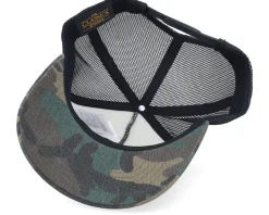 Fishing Boat Wide Patch Wood Camo/Black Trucker - Hunter