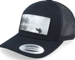 Fishing Boat Wide Patch Wood Camo/Black Trucker - Hunter