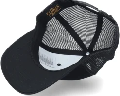 Fishing Hooks Patch Black Trucker - Hunter