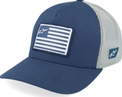 Flag Hat Navy/Grey Trucker - Alpinestars