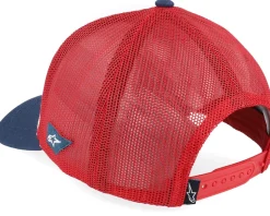 Flag Hat Wht/Navy/Red Trucker - Alpinestars