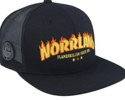 Flamegrilled Cap Kolsvart Black Trucker - SQRTN