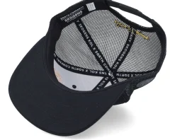 Flamegrilled Cap Kolsvart Black Trucker - SQRTN