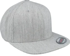 Flat Brim Heather Grey Fitted - Flexfit