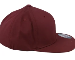 Flat Brim Maroon Fitted - Flexfit