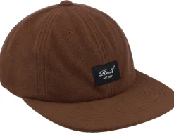 Flat 6-panel Bark Brown Snapback - Reell