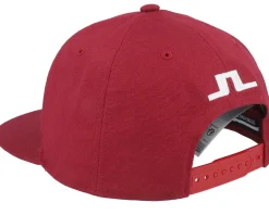 Flat Peak Cap Cabernet Snapback - J.Lindeberg